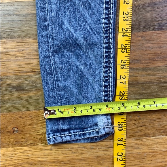 ROCK REVIVAL KERRY SKINNY RIPPED DISTRESSED JEANS - Picture 10 of 11